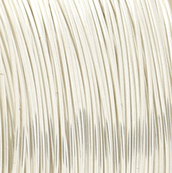 ColourCraft Wire, 20 Gauge (0.032 in, 0.81 mm), Silver Color, approx. (78 ft) 23 m, 1/4 lb (.11 kg)