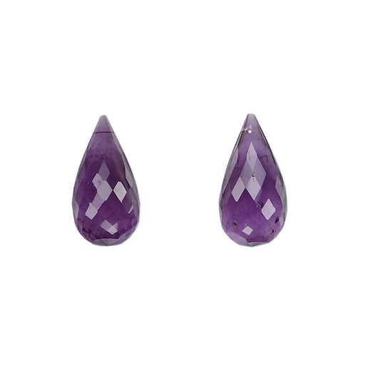 Bead Amethyst Faceted Briolette